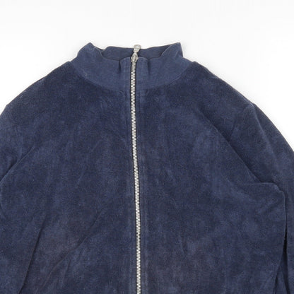 Per Una Womens Blue   Full Zip Sweatshirt Size 14
