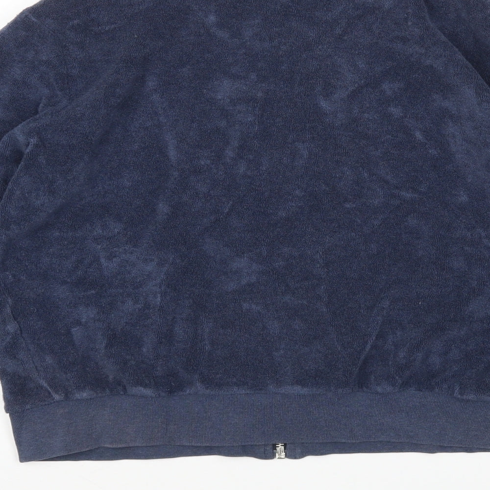 Per Una Womens Blue   Full Zip Sweatshirt Size 14