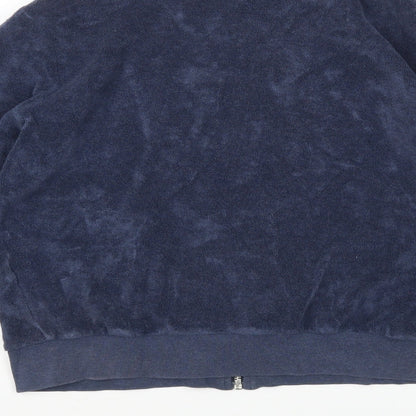 Per Una Womens Blue   Full Zip Sweatshirt Size 14