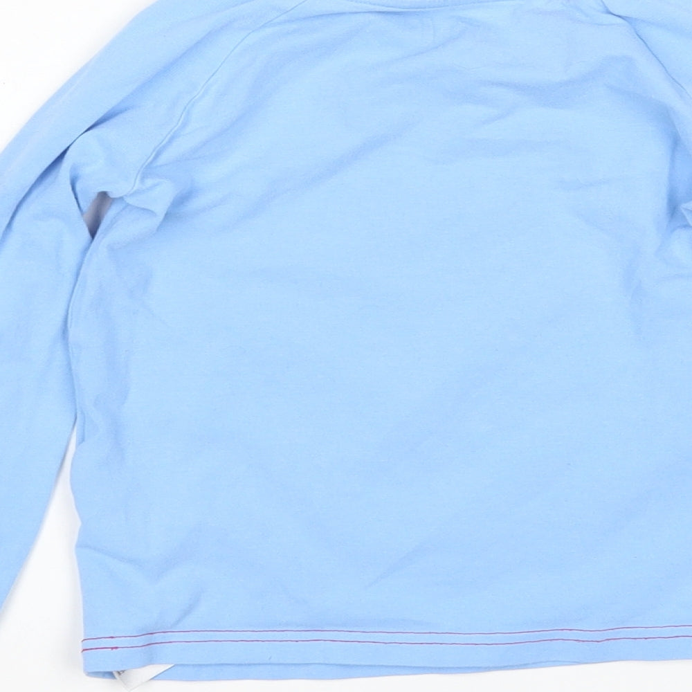 character.com Girls Blue   Top Pyjama Top Size 7 Years  - trolls