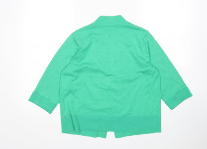 Womens UK Size S Hepburn Green Cardigan Jumper