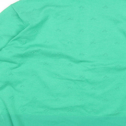 Womens UK Size S Hepburn Green Cardigan Jumper