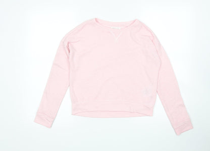 H&M Girls Pink   Pullover Sweatshirt Size 11-12 Years