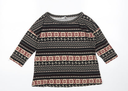 Womens UK Size 10 New Look Multicoloured Pullover Jumper