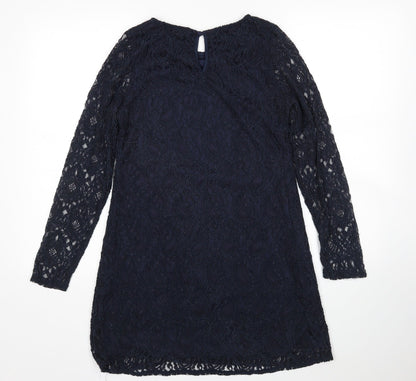 Glamorous Womens Blue Paisley  A-Line  Size 12