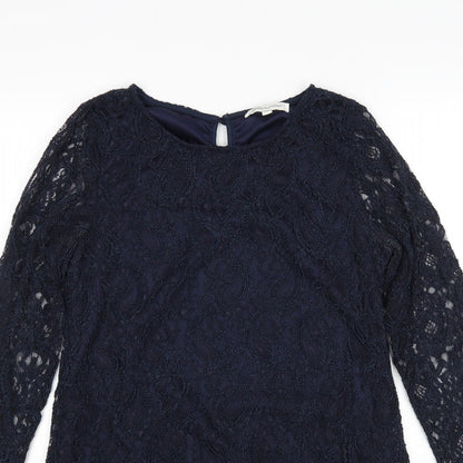 Glamorous Womens Blue Paisley  A-Line  Size 12