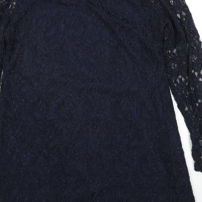 Glamorous Womens Blue Paisley  A-Line  Size 12