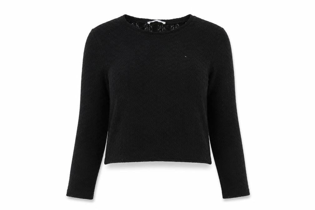 Womens UK Size M Zara Black Pullover Jumper