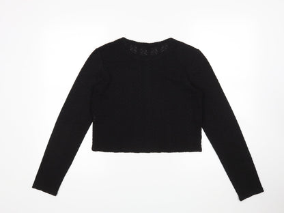 Womens UK Size M Zara Black Pullover Jumper