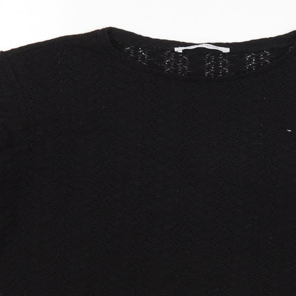 Womens UK Size M Zara Black Pullover Jumper