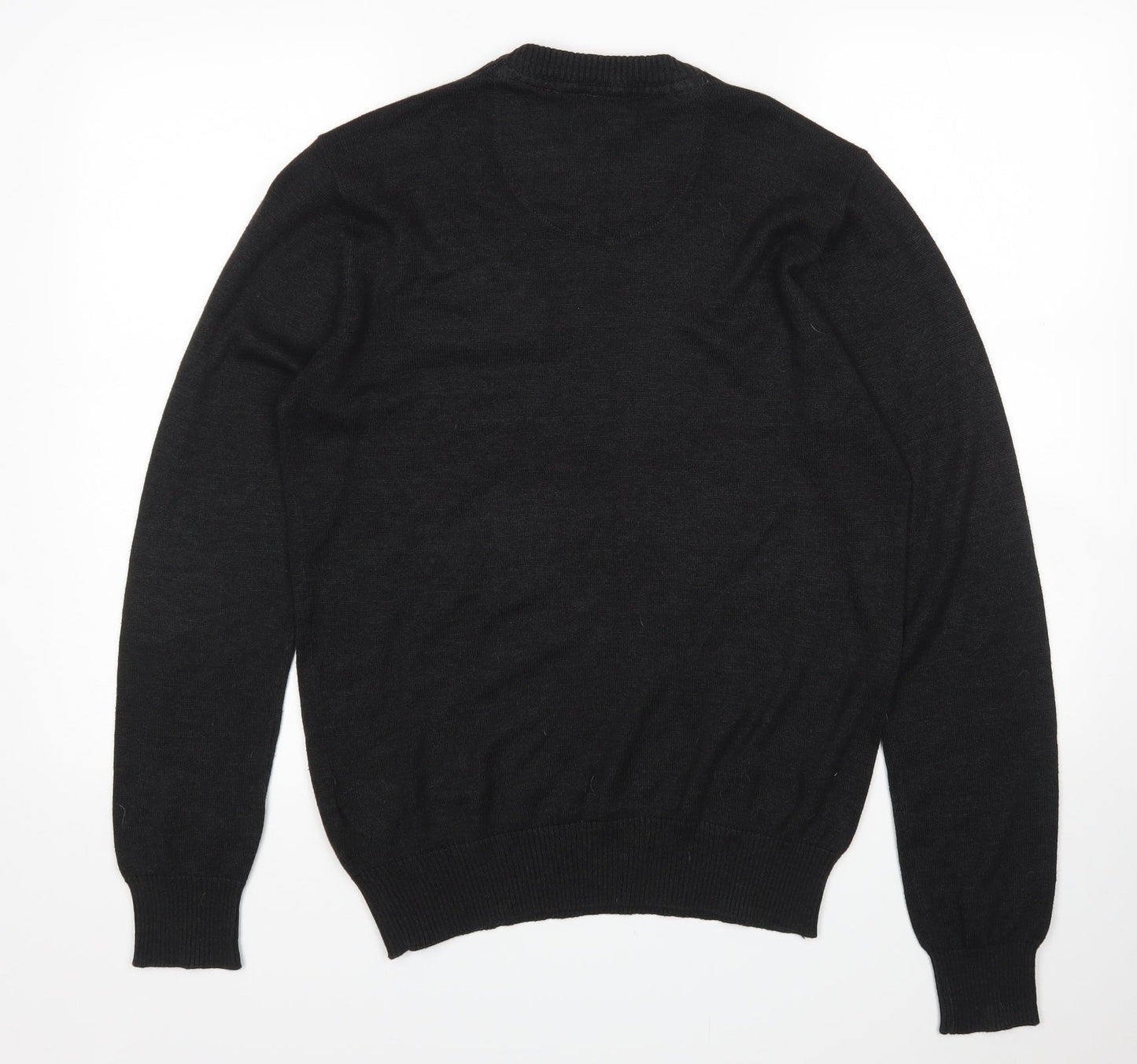 Brave Soul Mens Black   Pullover Jumper Size L