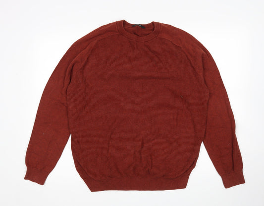 George Mens Brown   Pullover Jumper Size L