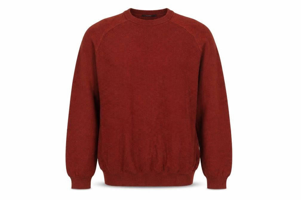 Mens UK Size L George Brown Pullover Jumper