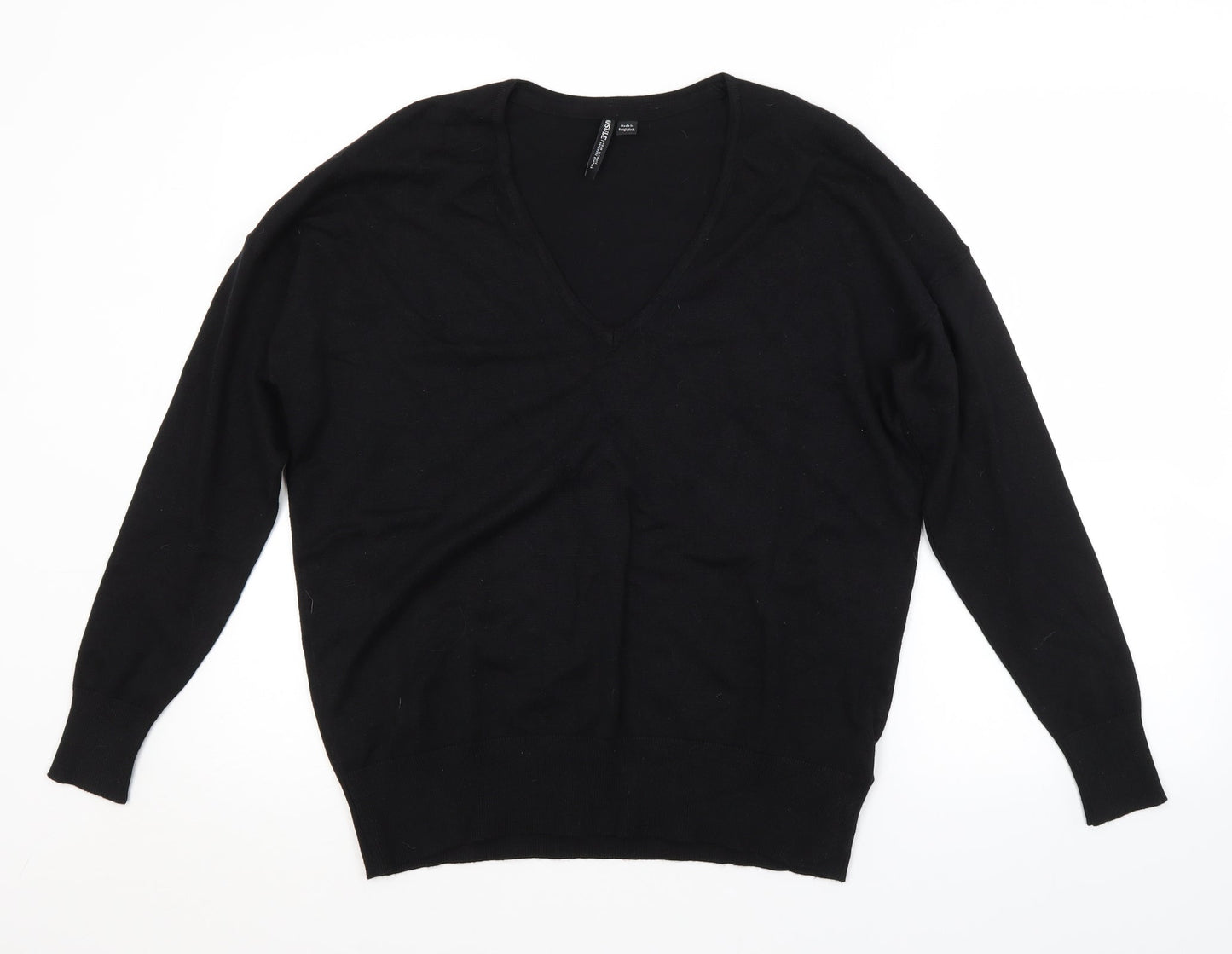 Womens UK Size 12 CAPSULE Black Pullover Jumper