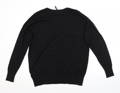 Womens UK Size 12 CAPSULE Black Pullover Jumper