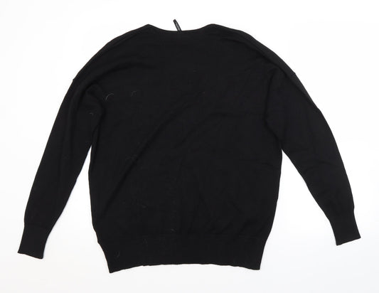 CAPSULE Womens Black   Pullover Jumper Size 12