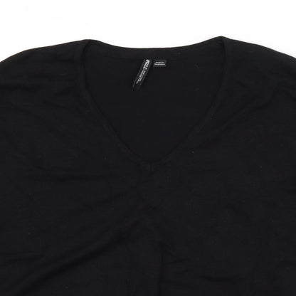 Womens UK Size 12 CAPSULE Black Pullover Jumper