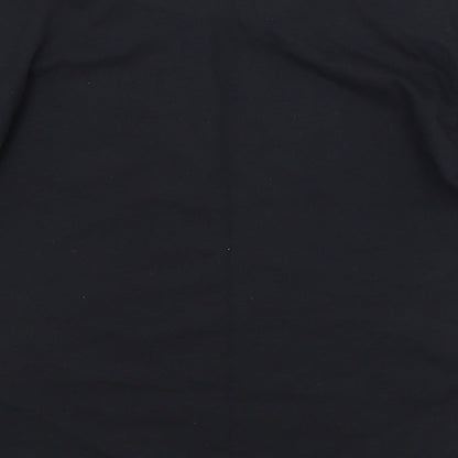 George Girls Black   Basic T-Shirt Size 5-6 Years