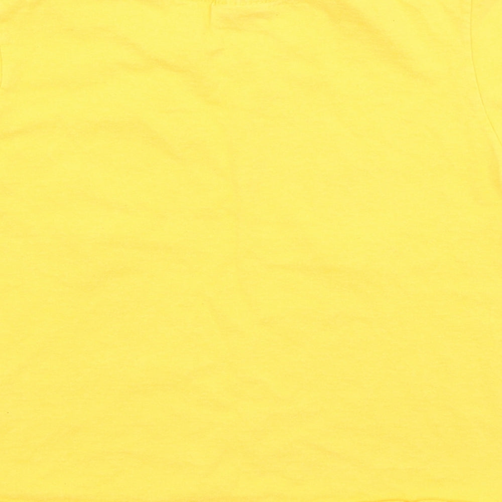 Fruit of the Loom Girls Yellow   Basic T-Shirt Size 2-3 Years