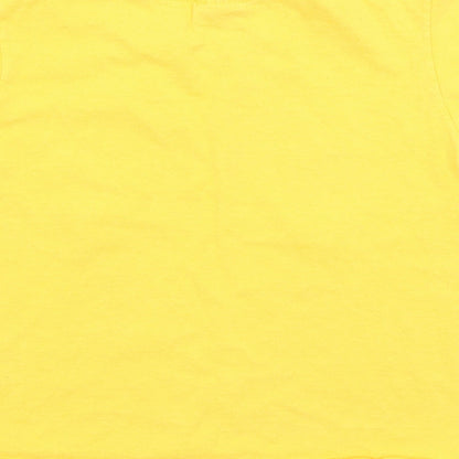 Fruit of the Loom Girls Yellow   Basic T-Shirt Size 2-3 Years