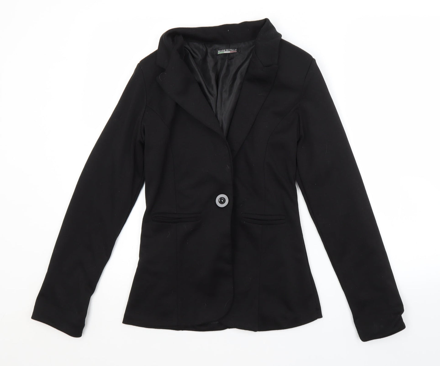 Womens UK Size  Preworn Black Jacket