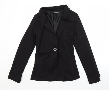 Womens UK Size  Preworn Black Jacket