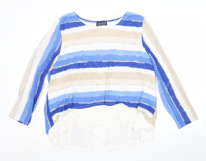 Womens UK Size  Saloos Multicoloured Basic Blouse