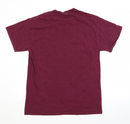 Mens UK Size M Gildan Purple  T-Shirt