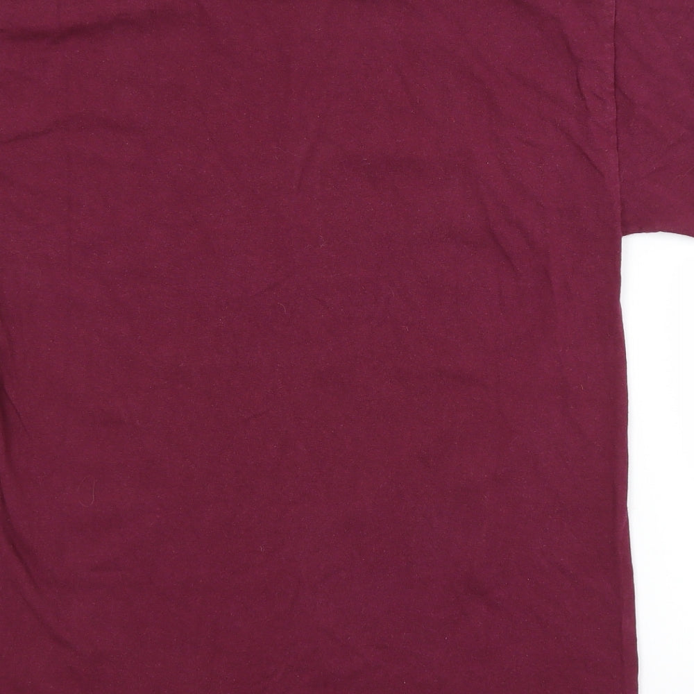Mens UK Size M Gildan Purple  T-Shirt