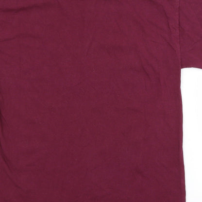 Mens UK Size M Gildan Purple  T-Shirt