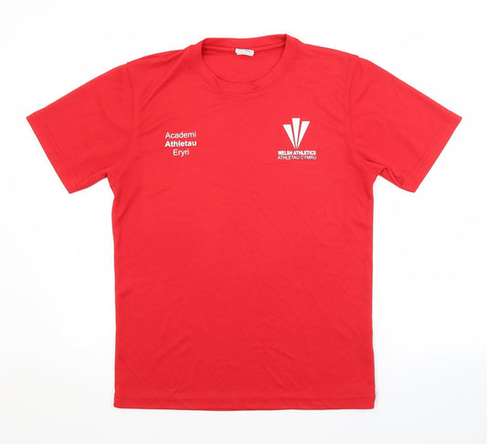 Mens UK Size S Preworn Red  Casual