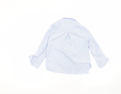 Nutmeg Boys Blue Striped  Basic Button-Up Size 5-6 Years