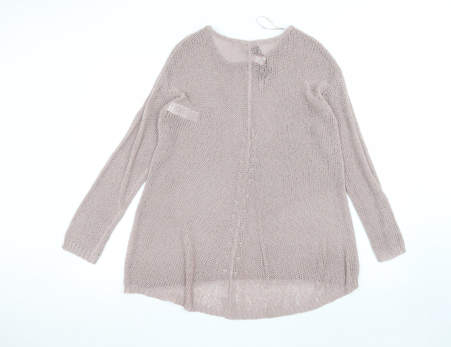 Womens UK Size 14 Marks and Spencer Pink Pullover Jumper
