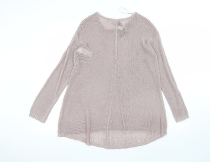 Womens UK Size 14 Marks and Spencer Pink Pullover Jumper