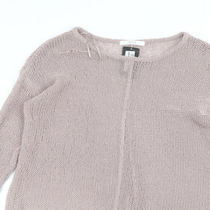 Womens UK Size 14 Marks and Spencer Pink Pullover Jumper