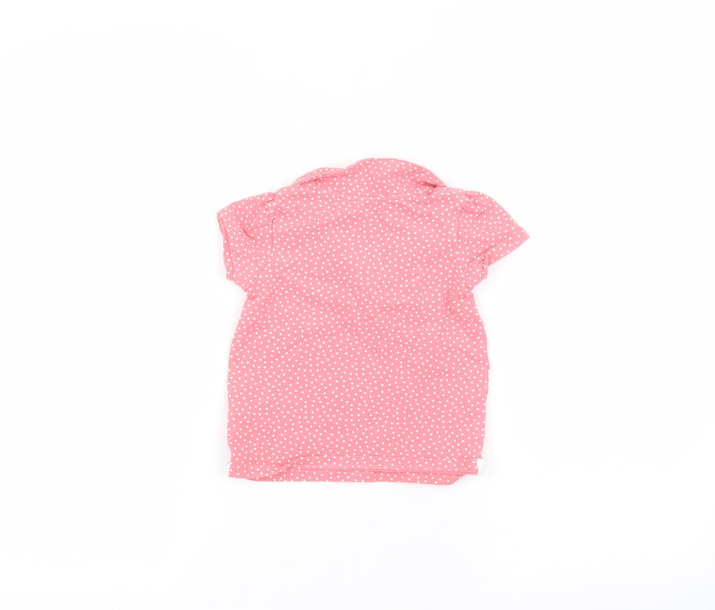 H&M Baby Pink Polka Dot  Basic T-Shirt Size 12-18 Months