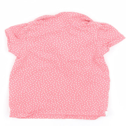 H&M Baby Pink Polka Dot  Basic T-Shirt Size 12-18 Months