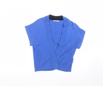 Womens UK Size 10 Marks and Spencer Blue Cardigan Jumper