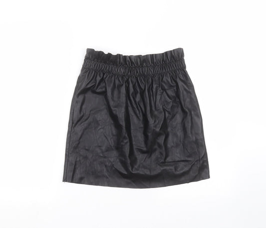 H&M Womens Black   Mini Skirt Size 10