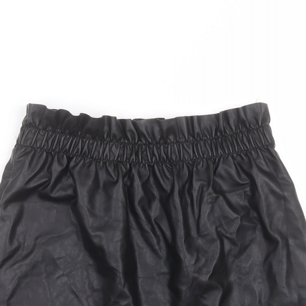 H&M Womens Black   Mini Skirt Size 10