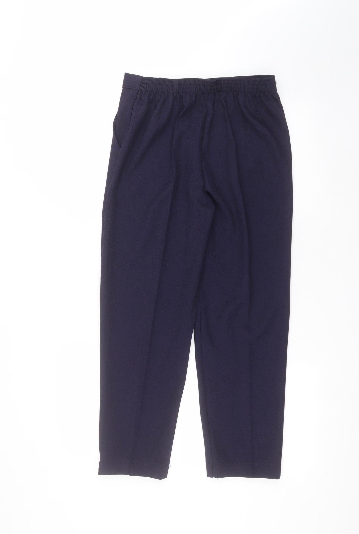 Womens UK Size 10 Emma Collection Regular Fit  Blue Trousers