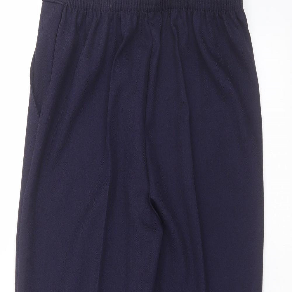 Womens UK Size 10 Emma Collection Regular Fit  Blue Trousers