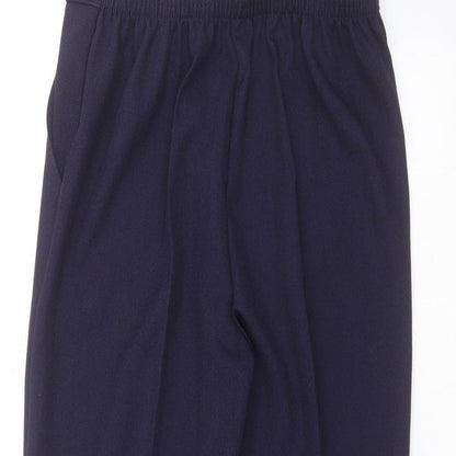 Womens UK Size 10 Emma Collection Regular Fit  Blue Trousers