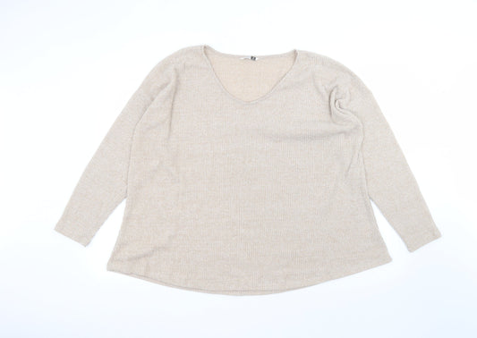Womens UK Size 14 PEP&CO Pink Pullover Jumper