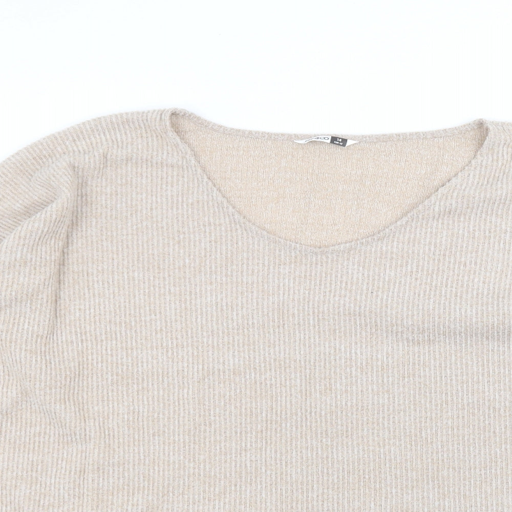 Womens UK Size 14 PEP&CO Pink Pullover Jumper