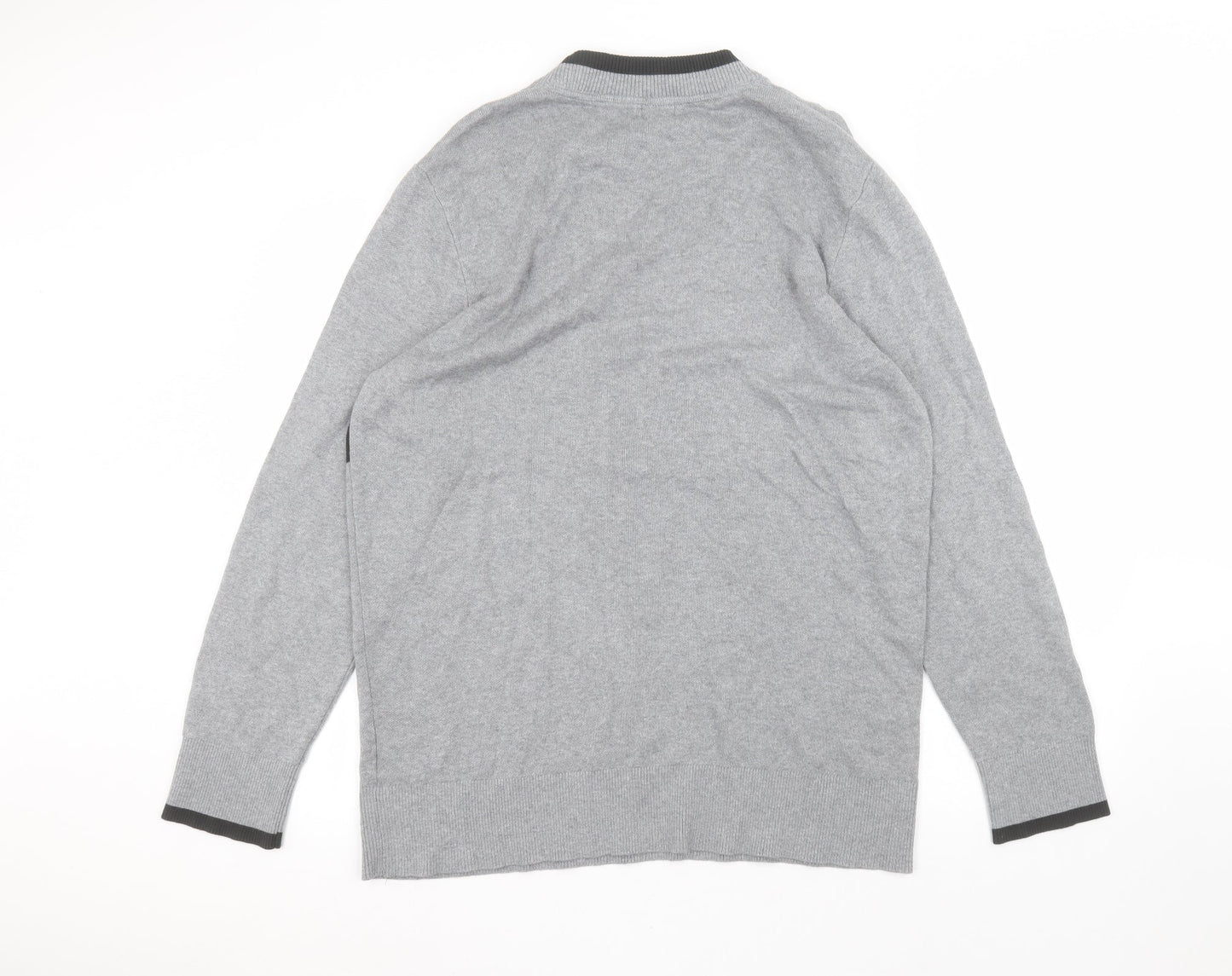 H&M Mens Grey   Pullover Jumper Size L