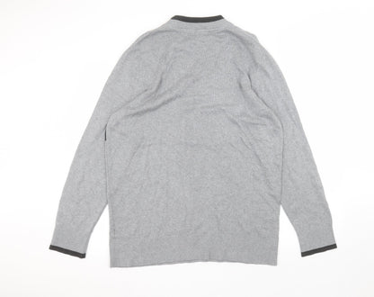 H&M Mens Grey   Pullover Jumper Size L
