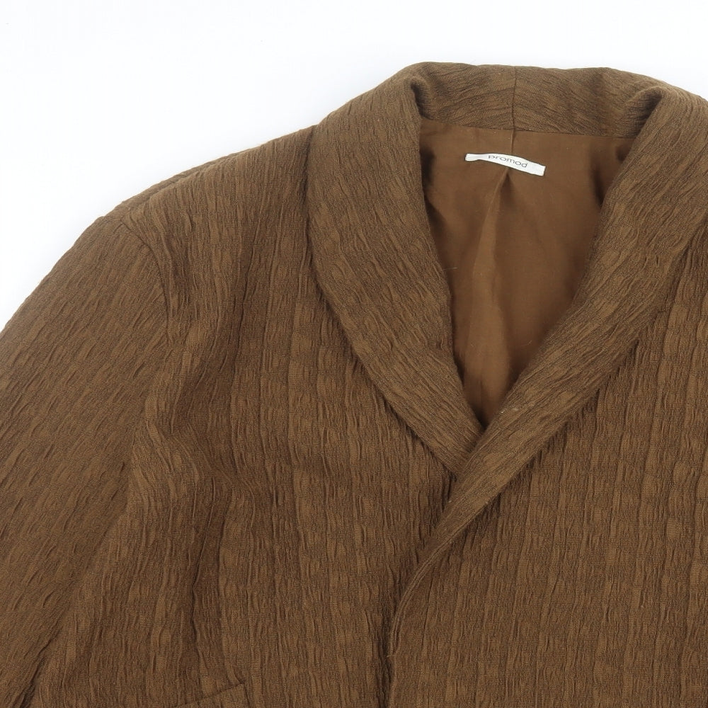 Womens UK Size 12 Promod Brown Jacket