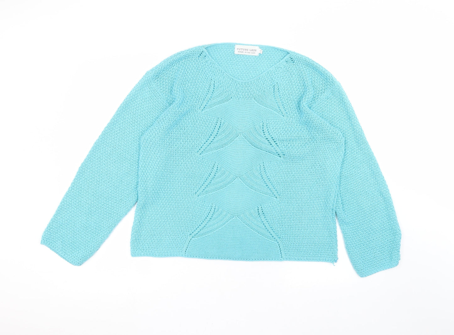 Future Lady Womens Blue   Pullover Jumper Size L