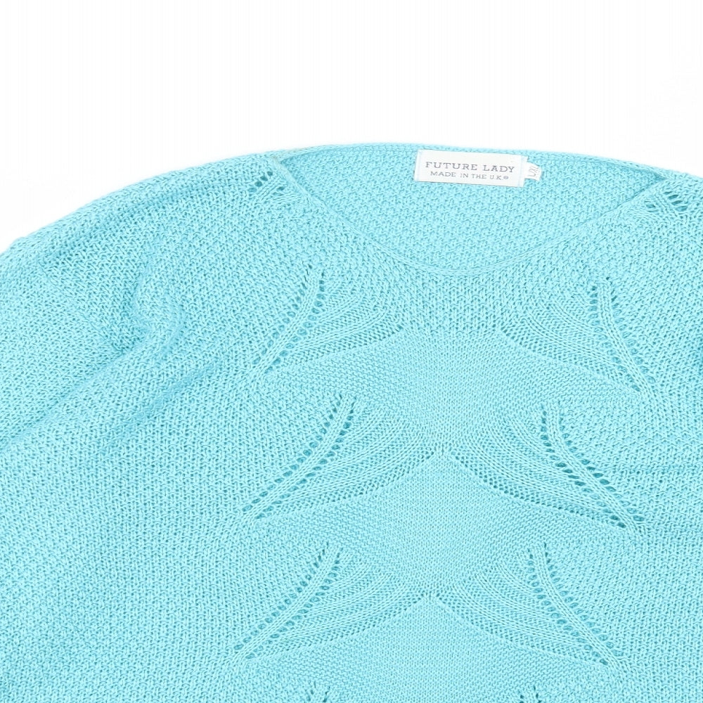 Future Lady Womens Blue   Pullover Jumper Size L